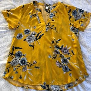 Old Navy Floral Blouse - Women's Large
